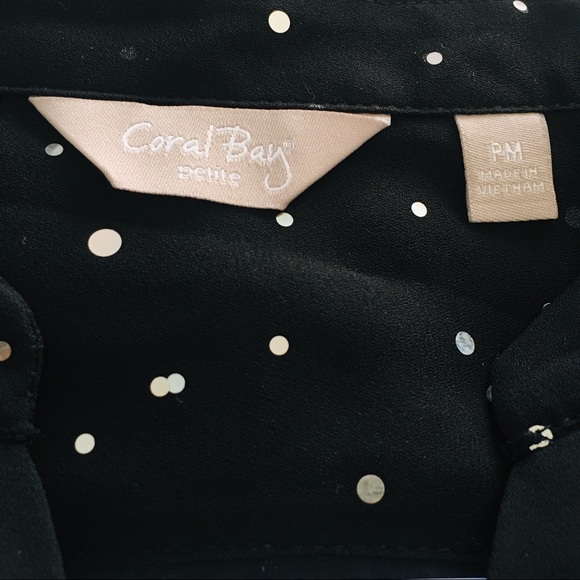 Carol Bay women’s silk Jeweled blouse - Picture 10 of 10